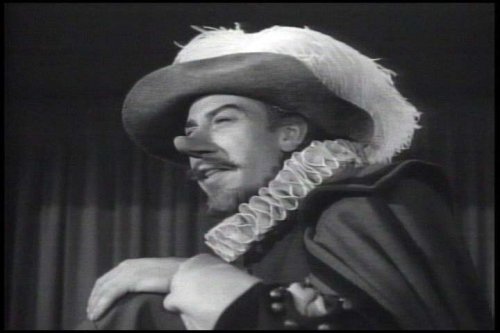 Cyrano de Bergerac DVD (1950) Starring Best Actor Academy Award Winner Jose Ferrer, Mala Powers, William Prince, Morris Carnovsky, Ralph Clanton, Lloyd Corrigan, Virginia Farmer, Edgar Barrier, Elena Verdugo, Albert Cavens. DVD รูปที่ 1