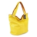 รูปย่อ Cosette Italian Made Yellow Leather Designer Bucket Handbag รูปที่2