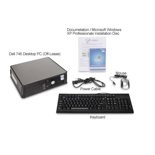 Review Dell Optiplex 755 Desktop Computer- 2.5GHz Core 2 Duo CPU -1GB of memory -80GB Hard Drive DVD-ROM - Windows XP -Professionally Refurbished by Microsoft Authorized Refurbisher รูปที่ 1