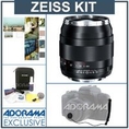 Zeiss 35mm f/2 Distagon T* ZE Manual Focus Standard Lens Kit, for Canon EOS SLR Cameras, with Tiffen 58mm Photo Essentials Filter Kit, Lens Cap Leash, Professional Lens Cleaning Kit ( Zeiss Lens )