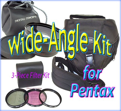 Wide-Angle Accessory Kit for Pentax *ist,K10D,K100D,K20D,K-7,K-x dSLRs ( CameraWorks NW Lens ) รูปที่ 1