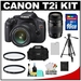 รูปย่อ Review Canon EOS Rebel T2i Digital SLR Camera Body & EF-S 18-55mm IS Lens (Black) with Tamron 70-300mm Lens + 16GB Card + Battery + Canon 2400 DSLR Gadget Bag Case + Tripod + Filters + Accessory Kit รูปที่1