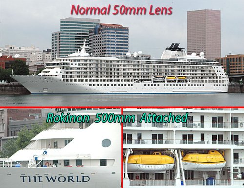 500mm ROKINON MF Telephoto for CANON FD mount, A-1, AE-1, AE-1 Prog ( CameraWorks NW Lens ) รูปที่ 4