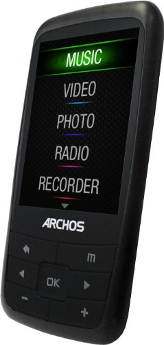 Archos Vision 24b 8 GB Video MP3 Player with 2.4-Inch Screen and FM Radio (Black) ( Archos Player ) รูปที่ 1