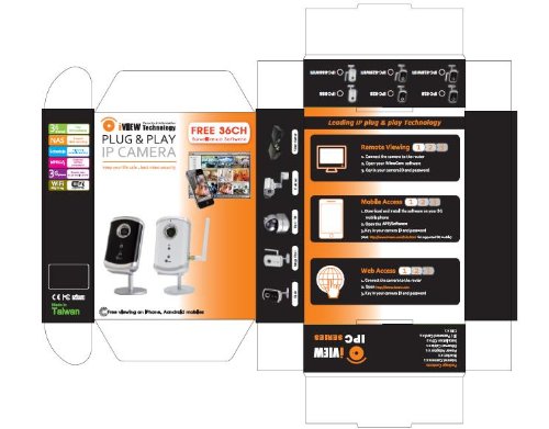 iVIEW IP CAMERA IPC-828 WIFI Night Vision True Plug and Play ( CCTV ) รูปที่ 5