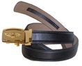 Gold Buckle with Gold Pilot Wings with Ratchet Belt 