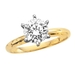 รูปย่อ 2 ct. H - I2 EGL Certified Round Brilliant Cut Diamond Solitaire Ring (White or Yellow Gold) รูปที่2