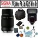 รูปย่อ Sigma 70-300mm F4-5.6 DG OS with EF530 DG Super Flash, Opteka 3 Piece Filter kit, Camera and Accessory Bag, 5 Piece Cleaning kit, AA Battery Pack and Charger for Sony Alpha Cameras ( Sigma Lens ) รูปที่1