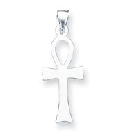 Sterling Silver Ankh Cross Pendant - JewelryWeb รูปที่ 1