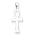 รูปย่อ Sterling Silver Ankh Cross Pendant - JewelryWeb รูปที่1