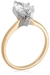 รูปย่อ Certified 14k White or Yellow Gold Marquise Solitaire Diamond Engagement Ring (2 ct, H-I Color, SI2-I1 Clarity) รูปที่4