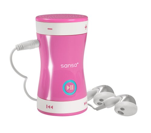 SanDisk Sansa Shaker 1 GB MP3 Player (Pink) ( SanDisk Player ) รูปที่ 1