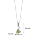 รูปย่อ Trillion Cut Peridot Pendant Sterling Silver รูปที่2