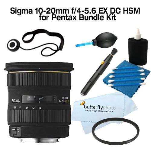 Sigma 10-20MM F4-5.6 EX DC HSM FOR PENTAX with 77mm UV + Cleaning Package ( Sigma Lens ) รูปที่ 1
