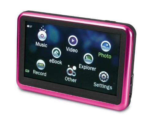 Sylvania 4 GB 3.6-Inch Touch Screen Video MP3 Player/Media Center with Expandable Memory Slot, Built-In Speakerphone (Pink) ( Curtis Player ) รูปที่ 1