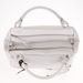 รูปย่อ GIANNI CHIARINI Italian Designer Handbag with Pouch in White Leather รูปที่4