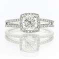 1.90ct Cushion Cut Diamond Engagement Anniversary Ring