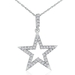 รูปย่อ 1/4ct Diamond Star Pendant set in White Gold รูปที่1