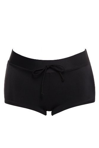 Swimsuit Torrid Plus Size Black Sport Shorts (Type Two Piece) รูปที่ 1