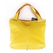 รูปย่อ Cosette Italian Made Yellow Leather Designer Bucket Handbag รูปที่5