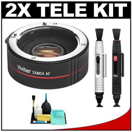 Vivitar 2x Teleconverter (4 Elements) + Accessory Kit for Sony Alpha A100, A200, A230, A300, A330, A350, A380, A500, A550, A580, A700 & A900 Digital SLR Cameras ( Vivitar Lens ) รูปที่ 1