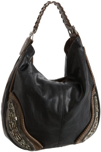 Chocolate Brielle Embellished Hobo รูปที่ 1