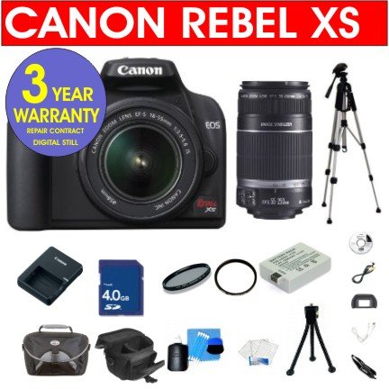 Review Canon Eos Rebel Xs Digital Slr Camera With Ef S Mm Is