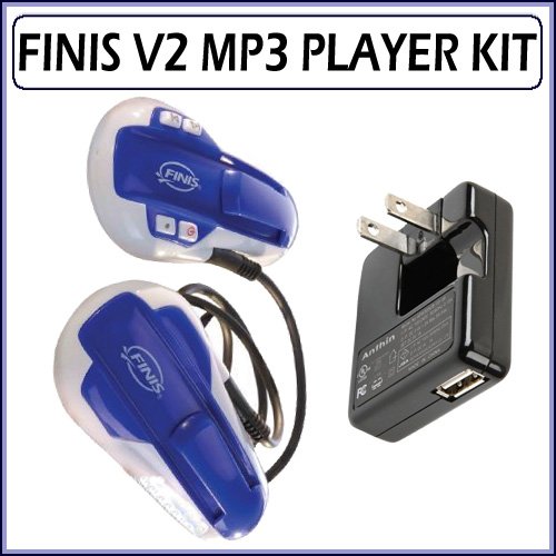 Finis SWIMP3 V2 Waterproof 256MB MP3 Player with Universal Wall Charger ( Finis Player ) รูปที่ 1