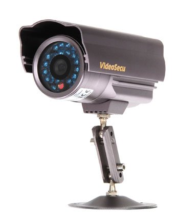 VideoSecu Weatherproof Outdoor Infrared Day Night CCTV Home Security Camera 1/3