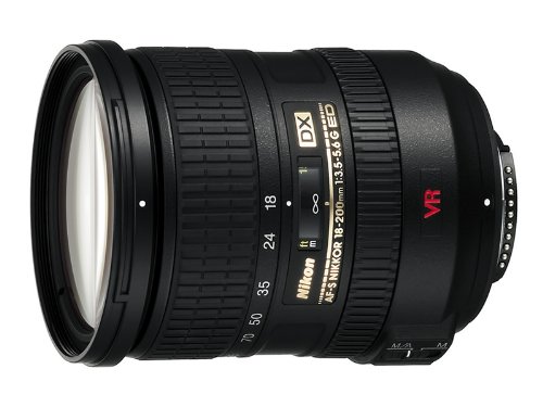 Nikon 18-200mm (not MK II) AF-S DX VR f/3.5-5.6G IF-ED (Gray Market-Worldwide Warranty) for D40, D40x, D60, D3000, D5000, D50, D70, D70s, D80, D90, D100, D200, D300, D300s ( Nikon Lens ) รูปที่ 1