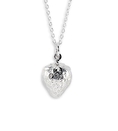 New 925 Sterling Silver Strawberry Pendant Necklace