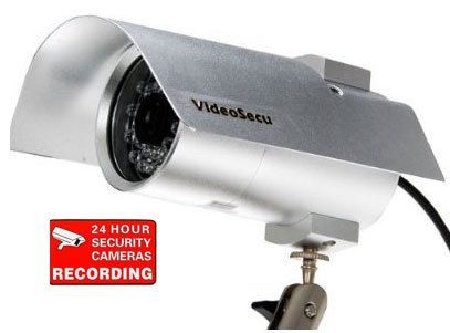 VideoSecu High Resolution Weatherproof CCD Night Vision Home Security Camera 1QF ( CCTV ) รูปที่ 1