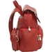 รูปย่อ Le Donne Leather Women's Multi Pocket Back Pack Purse รูปที่5