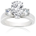 1.55 Ct Pear Shaped Diamond Engagement Ring 14K SI2 IGI