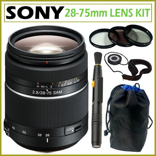 Sony SAL-2875 28-75MM F/2.8 Smooth AF Motor Sam Alpha Lens + Accessory Kit ( Sony Lens ) รูปที่ 1