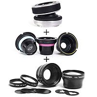 Lensbaby Composer for Nikon F Mount SLR's - with Lensbaby Optic Box Set Bundle for Composer, Muse, & Control Freak - Lensbaby Accessary Kit Bundle with 0.6X Wide Angle / 1.6X Telephoto Macro Kit, & Creative Aperture Kit ( Lensbaby Lens ) รูปที่ 1