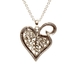 รูปย่อ Openwork Heart Pendant with Genuine Marcasite รูปที่2