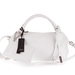 รูปย่อ GIANNI CHIARINI Italian Designer Handbag with Pouch in White Leather รูปที่1