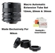 รูปย่อ HD3 Macro Automatic Extension Tube Set (12mm, 20mm & 36mm) for Nikon AF D40, D5000, D3100, D3000, D90, D300, D300s, D7000, D3, D3s, D3x Digital SLR Cameras Includes Complimentary Starter Cleaning Kit ( SSE Lens ) รูปที่1