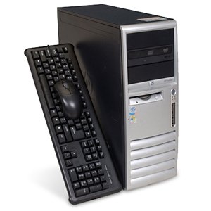 Review Fast HP DC7600 Desktop Computer Tower Pentium 4 HT 3.4Ghz 1gb 750gb DVD-Rom Keyboard/Mouse/Recovery CD included รูปที่ 1