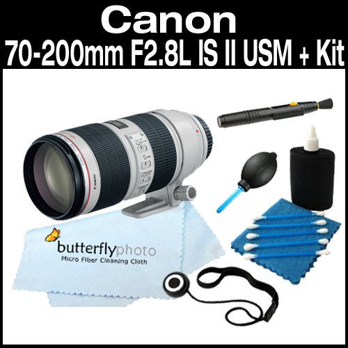 Canon EF 70-200mm f/2.8L II IS USM Telephoto Zoom Lens for Canon SLR Cameras + Care Package ( Canon Lens ) รูปที่ 1