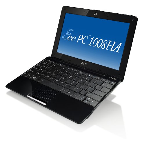 Review ASUS Eee PC Seashell 1008HA-MU17-BK 10.1-Inch Black Netbook - 6 Hours of Battery Life (Windows 7 Starter) รูปที่ 1