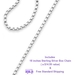 รูปย่อ Yours Truly: Sterling Silver Swirl Journey Inspired Slider Pendant Necklace with CZ Diamonds รูปที่5