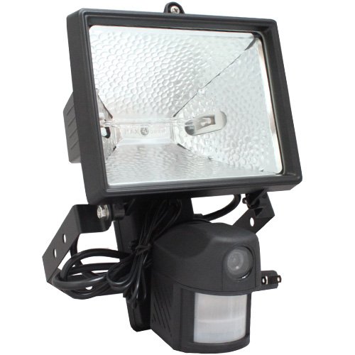 Halogen IP55 Auto Detector Light Camera / Hidden / Covert / Pinhole Camera (Floodlight). 1/3