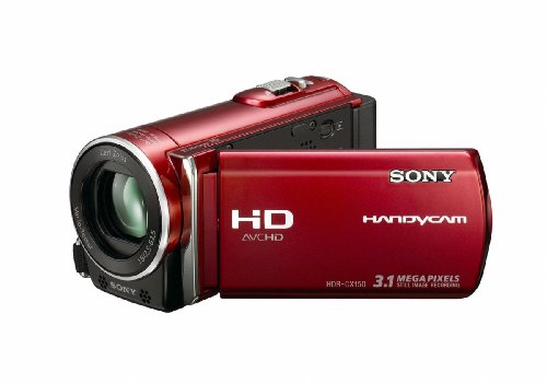 Sony HDR-CX150 16GB High Definition Handycam Camcorder (Red) ( HD Camcorder ) รูปที่ 1