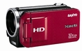 Sanyo VPC-ZH1R Dual Camera High Definition Video w/30x Optical Zoom (Red) ( HD Camcorder )