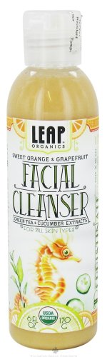 LEAP Organics - Facial Cleanser For All Skin Types Sweet Orange & Grapefruit - 6 oz. ( Cleansers  ) รูปที่ 1