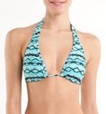 Swimsuit Kirra Zig Zag Tie Halter Top (Type Two Piece)