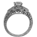 รูปย่อ Antique Diamond Engagement Ring w/EGL H SI1 1/2ct Center รูปที่4