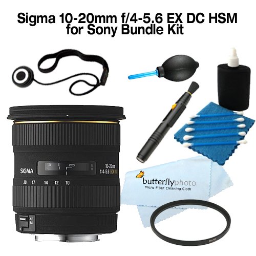 Sigma 10-20MM F4-5.6 EX DC HSM FOR SONY with 77mm UV + Cleaning Package ( Sigma Lens ) รูปที่ 1
